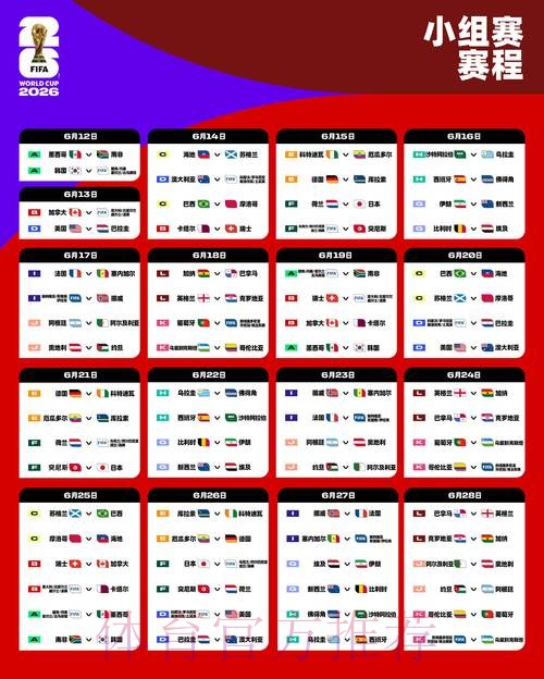 2026世界杯比赛时间官方发布观看指南在哪里看 2026世界杯比赛时间官方发布观看指南在哪里看